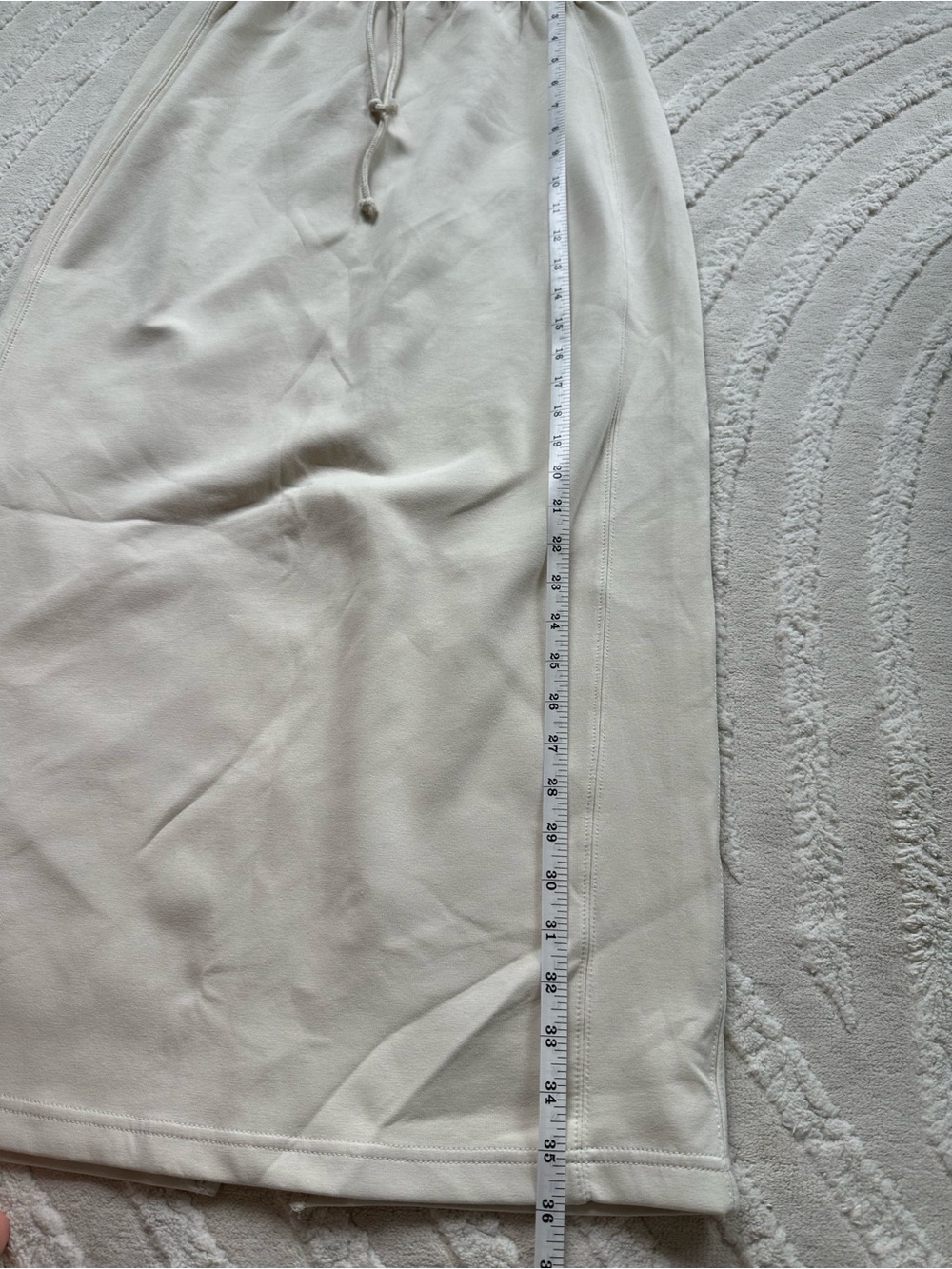 Zara | Clean Interlock Plush Midi Skirt - Picture 8 of 8
